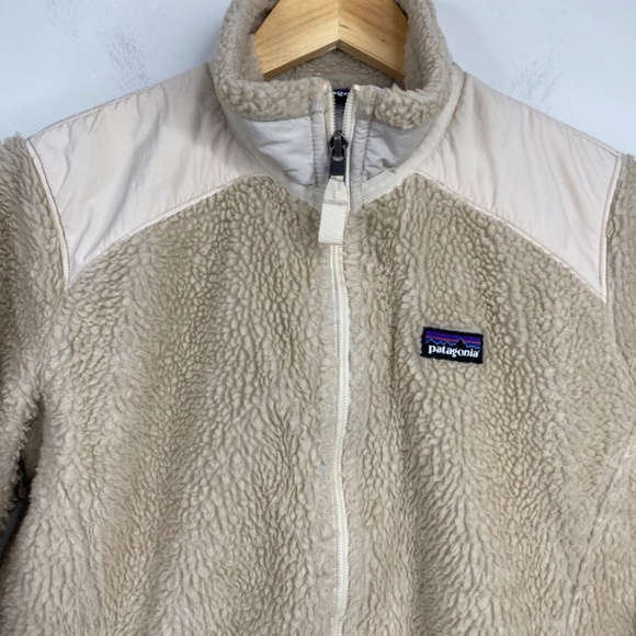 Patagonia Retro-X Full Zip Fleece Jacket M High Deep Pile Sherpa Cream Teddy - Picture 3 of 12